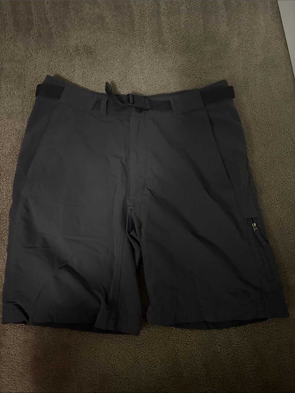 The North Face Men's Outdoor Stretch Cargo Shorts - Dark Gray size 32